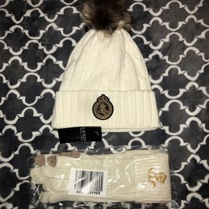 Ralph Lauren hat and glove set